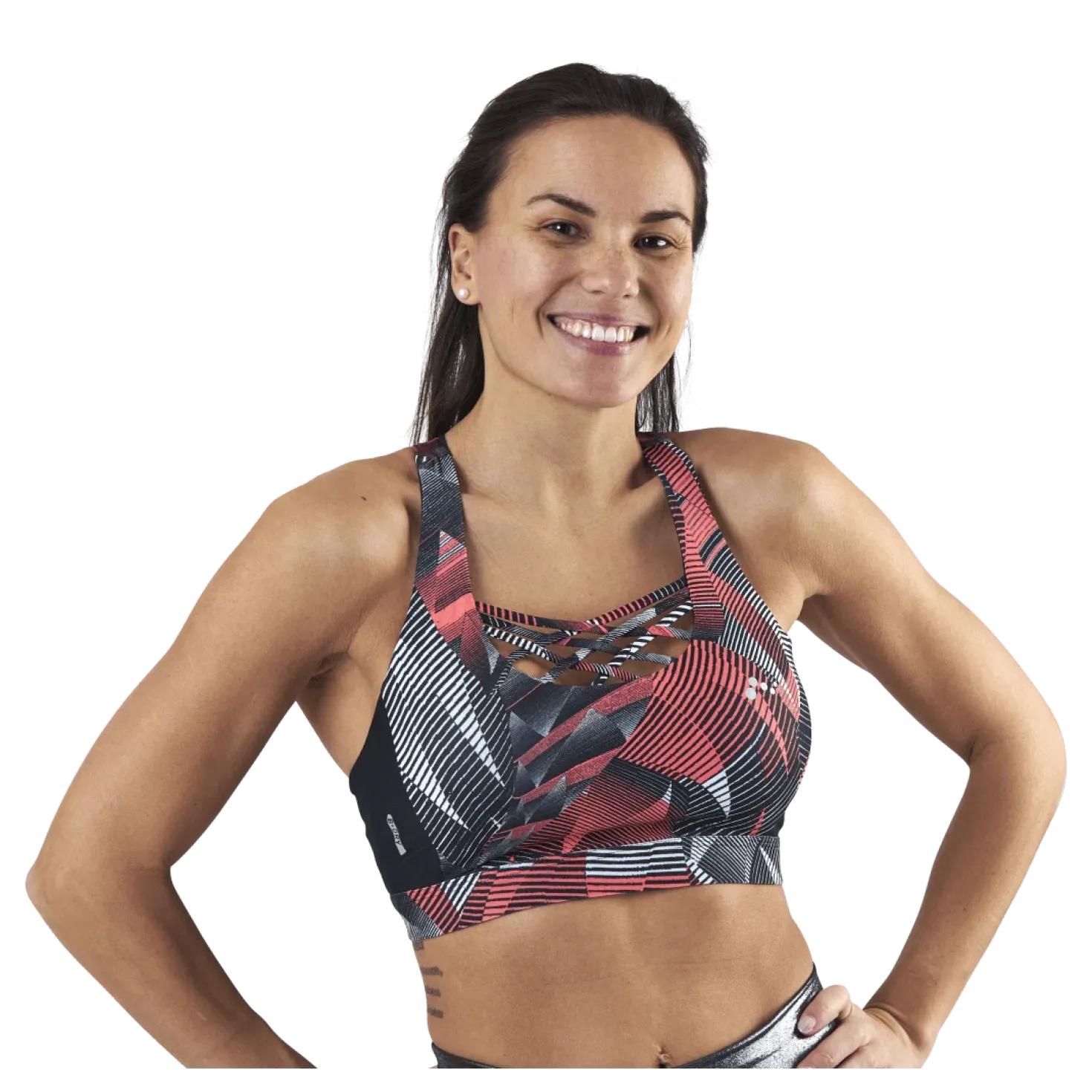 Judie Aop Training Bra Black