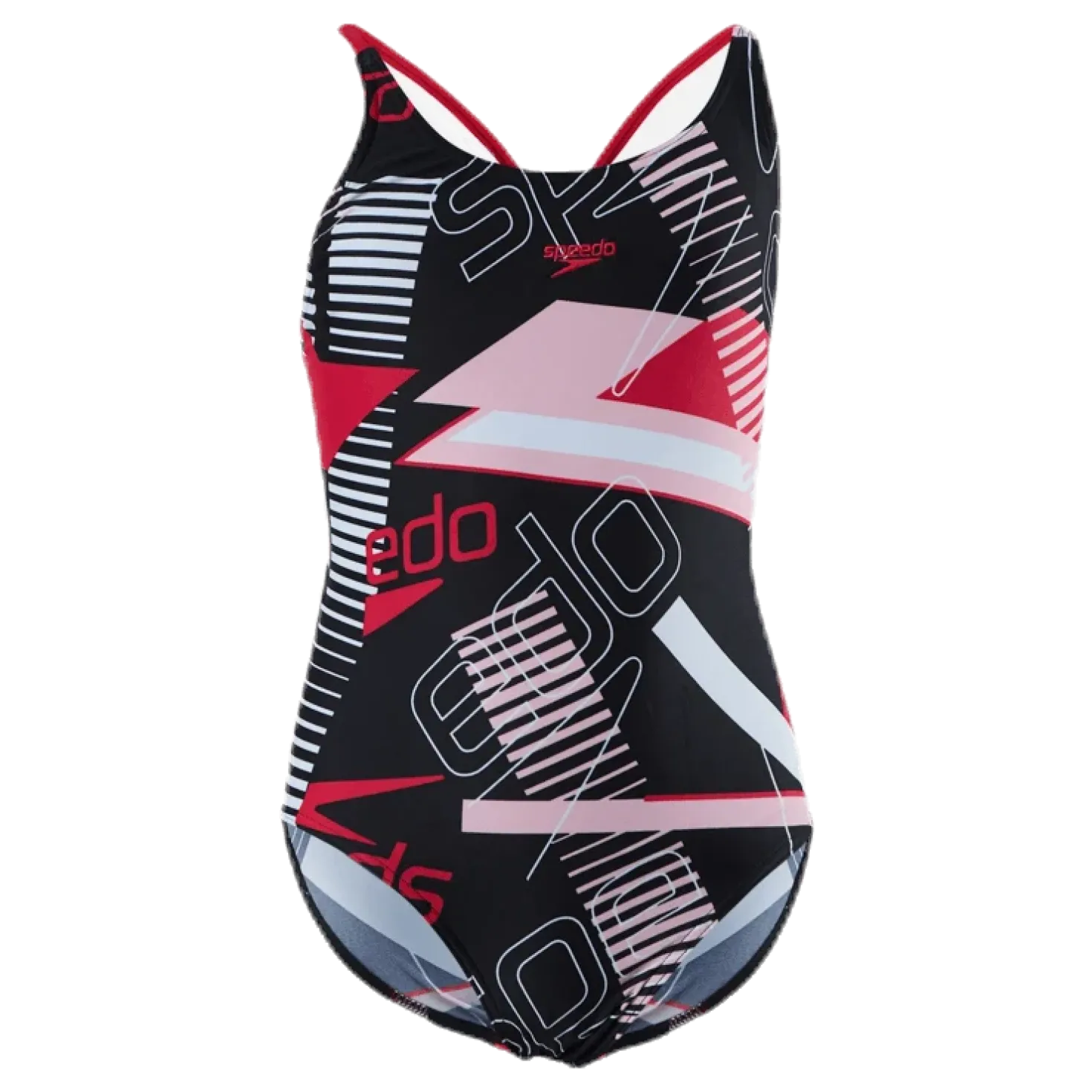 Junglespeak Allover Tieback Black/Red