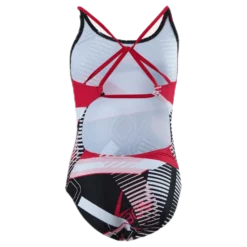 Junglespeak Allover Tieback Black/Red