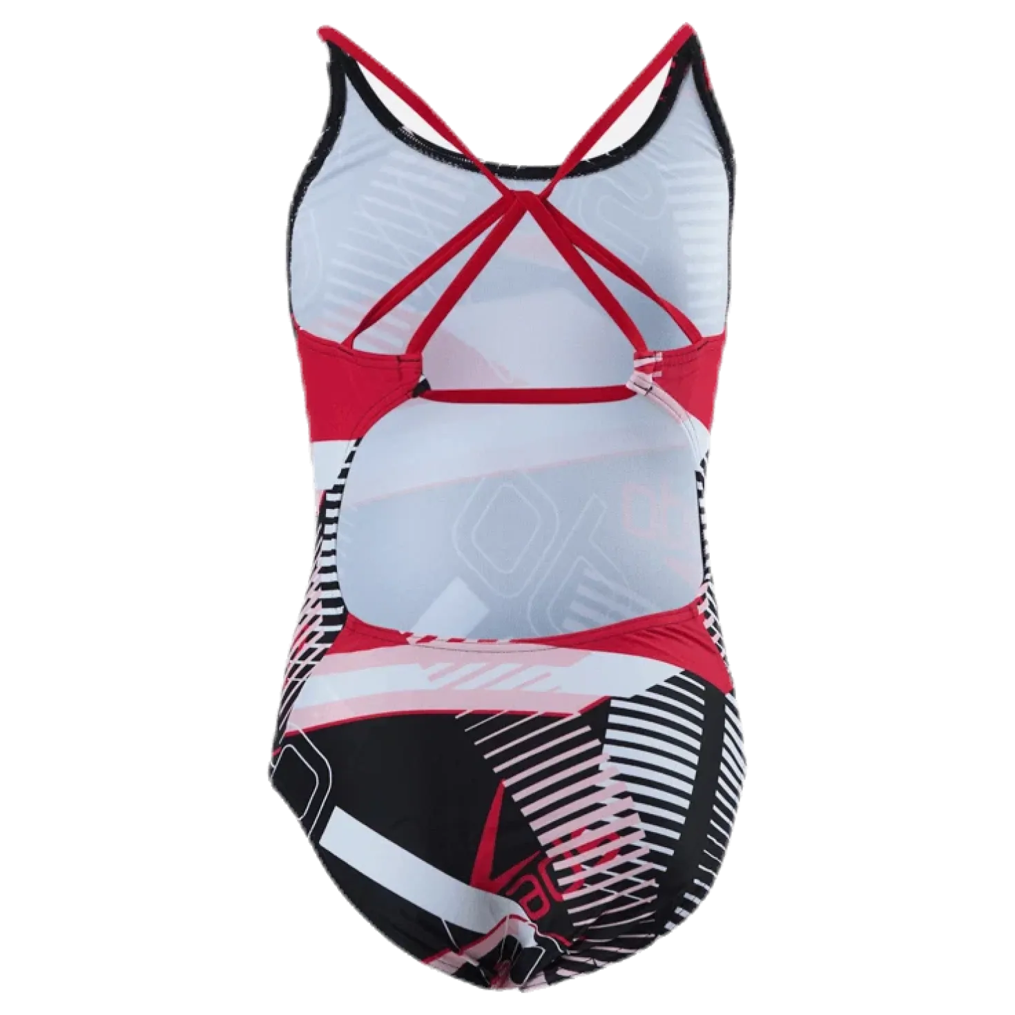 Junglespeak Allover Tieback Black/Red