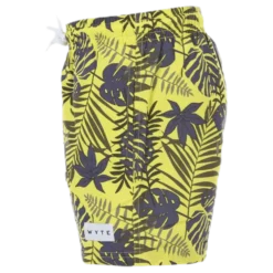 Junior Aiden Swim Trunks Green/Yellow