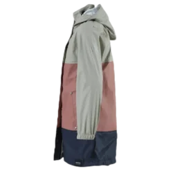 Junior Imber Rain Coat Pink/Blue/Grey