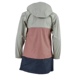 Junior Imber Rain Coat Pink/Blue/Grey