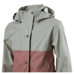 Junior Imber Rain Coat Pink/Blue/Grey