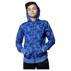 Junior James Camo Zip Patterned/Blue