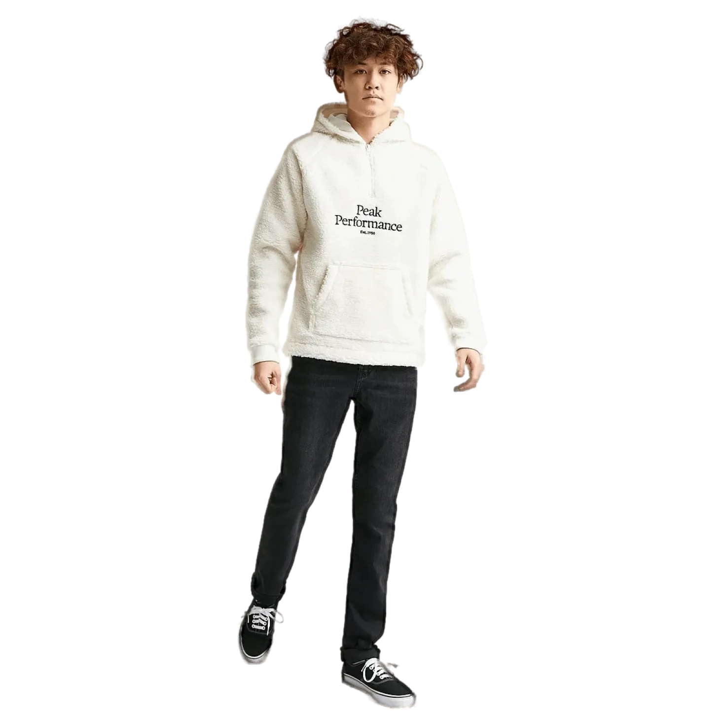 Junior Original Pile Half Zip Offwhite