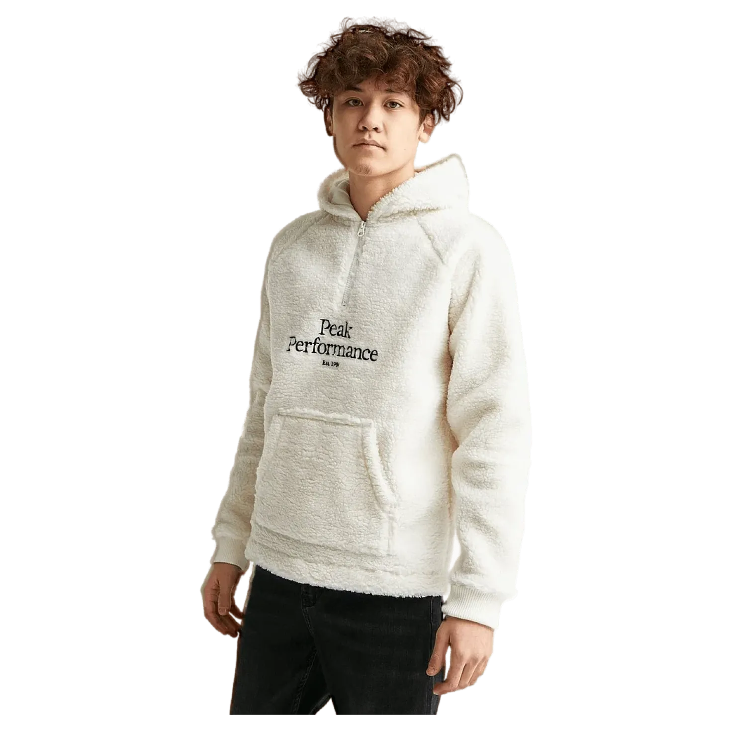 Junior Original Pile Half Zip Offwhite