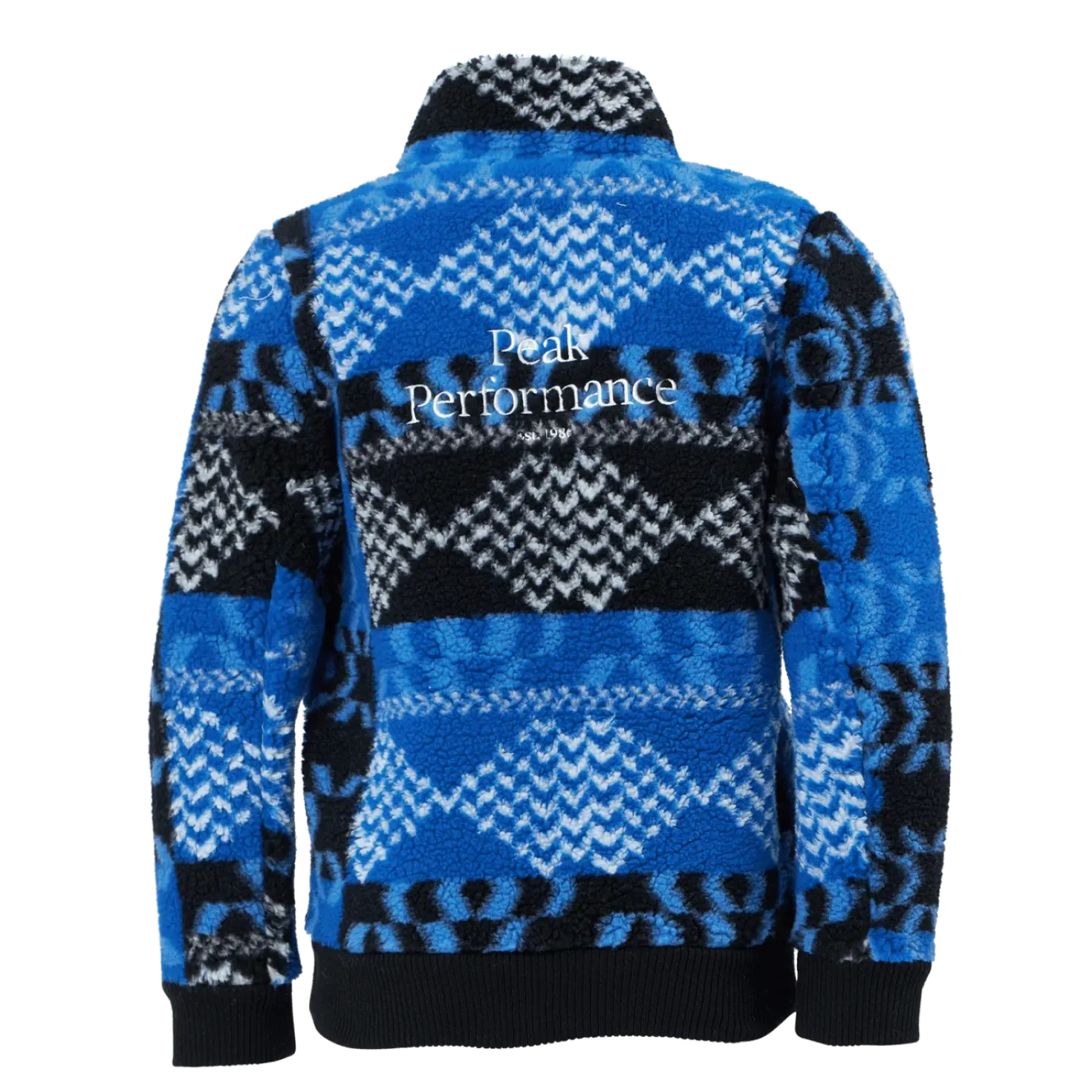 Junior Original Pile Zip Jacket Blue/Black