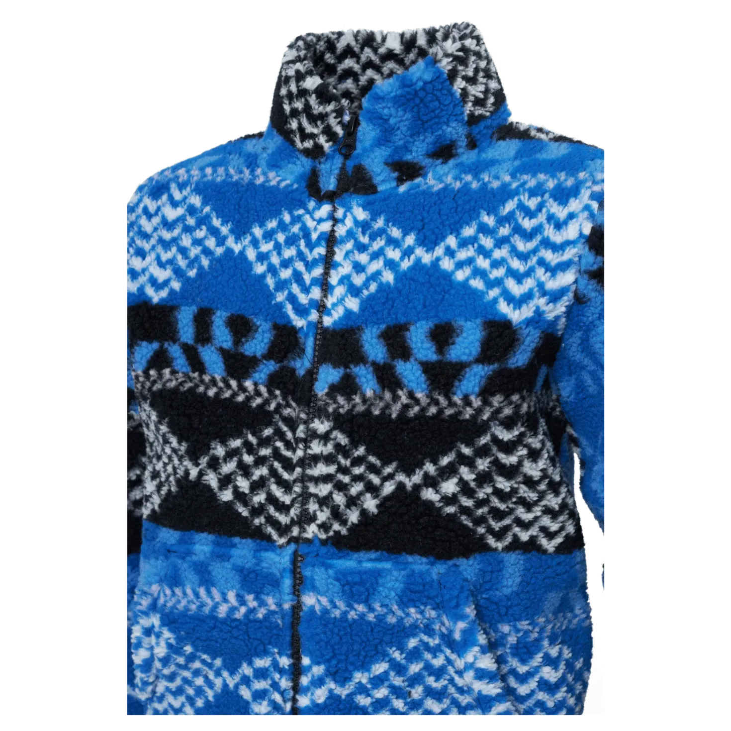 Junior Original Pile Zip Jacket Blue/Black