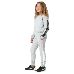 Junior Pansy Crewneck Black/Grey