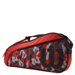 Junior Racketbag Red/grey/black