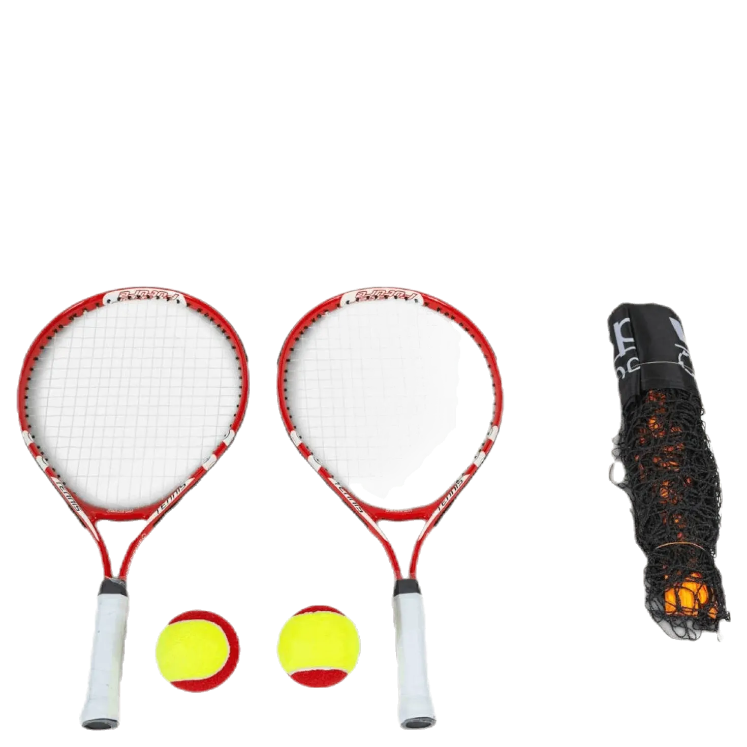 Junior Tennisracket set Black