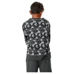 Junior Trevor Crewneck Patterned/Grey