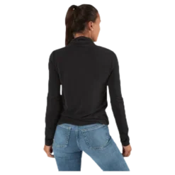 Kamala Ls Rollneck Top Black