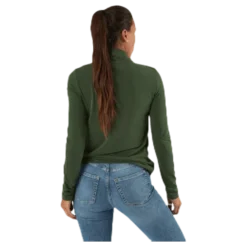 Kamala Ls Rollneck Top Black