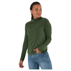 Kamala Ls Rollneck Top Black