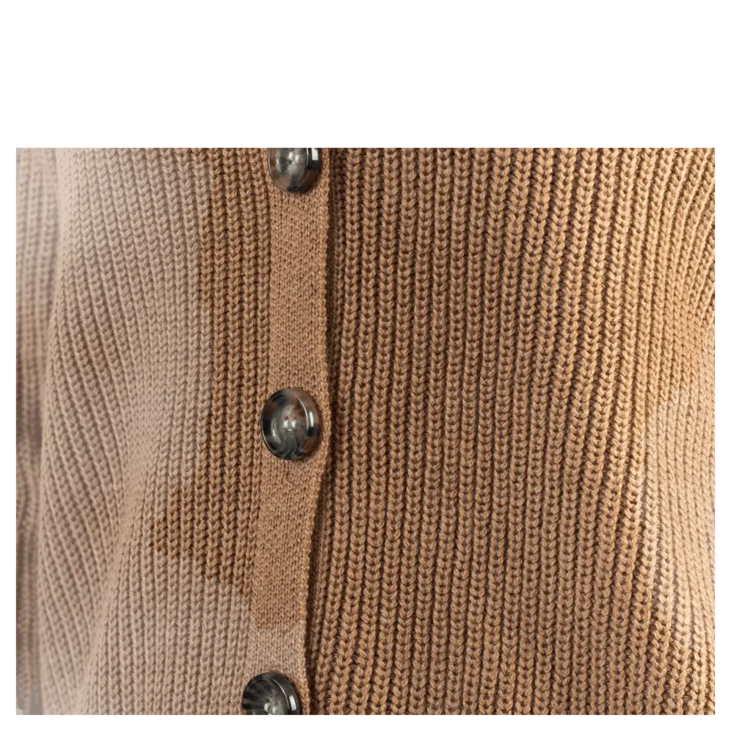 Karie Ls Knit Cardigan Beige
