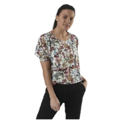 Karma Life 2/4 Aop Top Wvn White