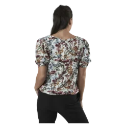 Karma Life 2/4 Aop Top Wvn White