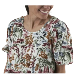 Karma Life 2/4 Aop Top Wvn White