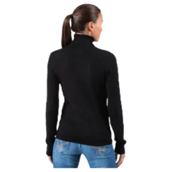 Karol L/S Rollneck Pullover Knt Black