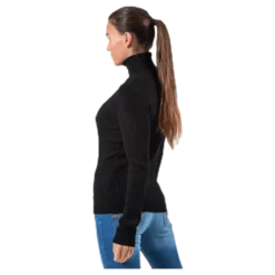 Karol L/S Rollneck Pullover Knt Black
