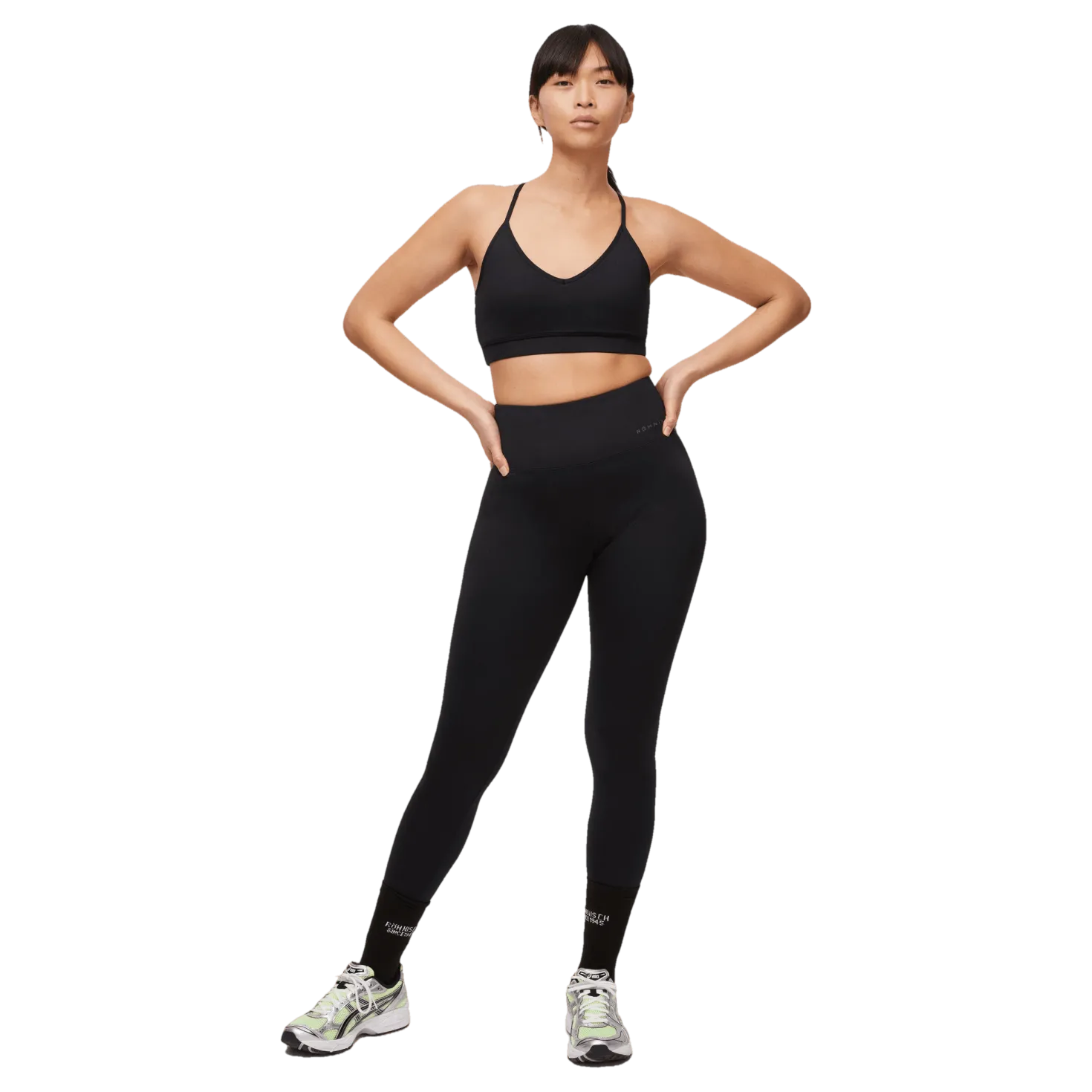 Kay High Waist Tights Black
