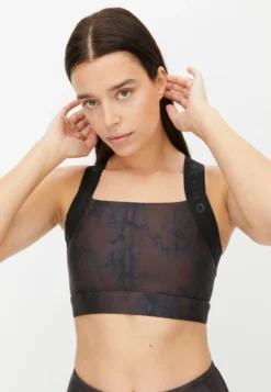 Kay Printed Sportsbra Brown Snake