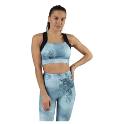 Kay Printed Sports Bra Green