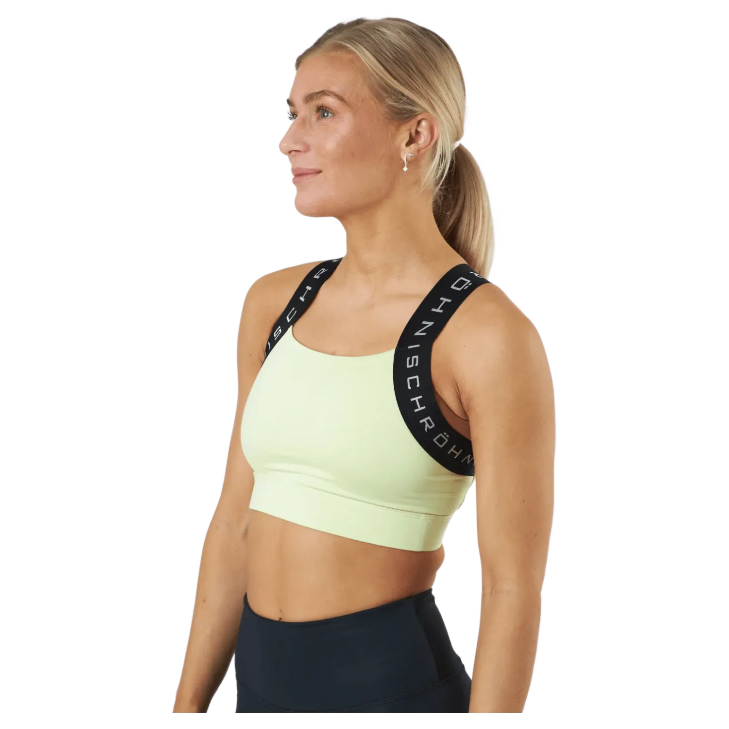 Kay Sports Bra Pale Lime Yellow