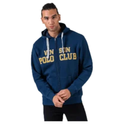 Kent Sweatshirt Zip Blue