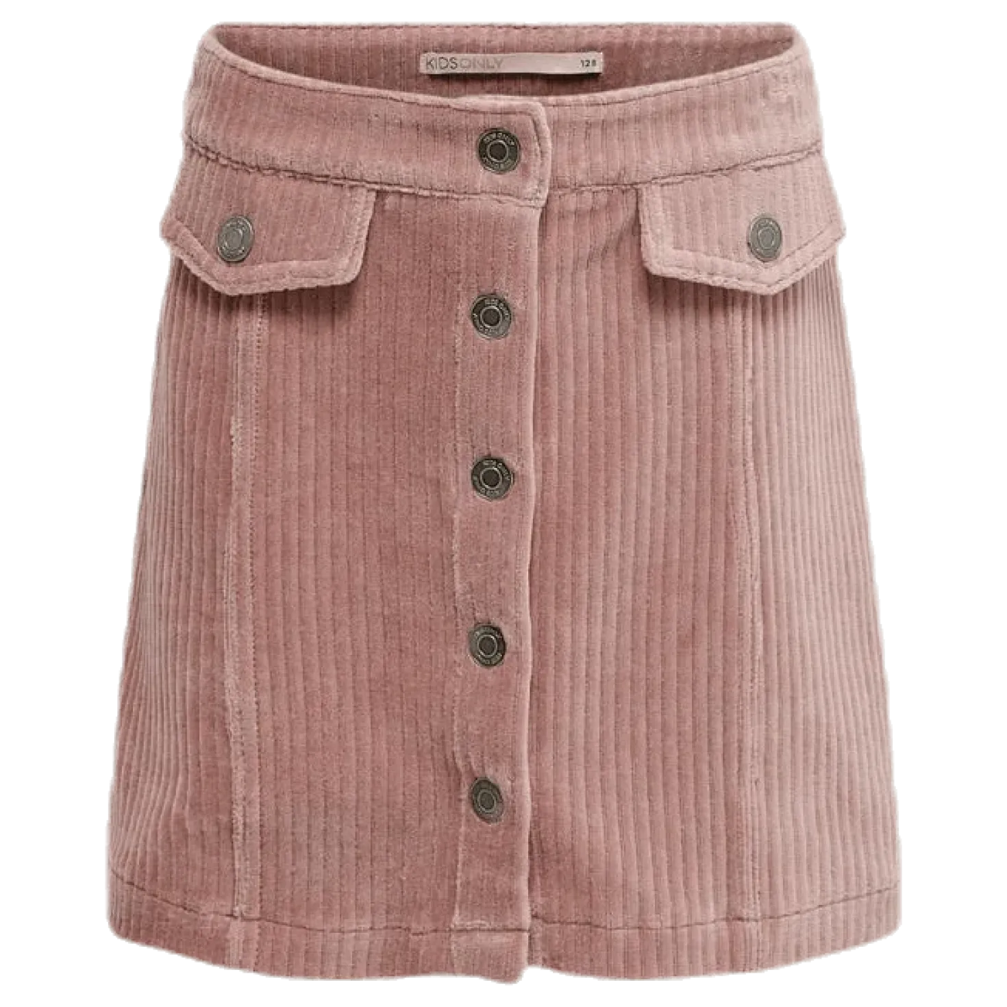 Ketty Cord Button Skirt Pink