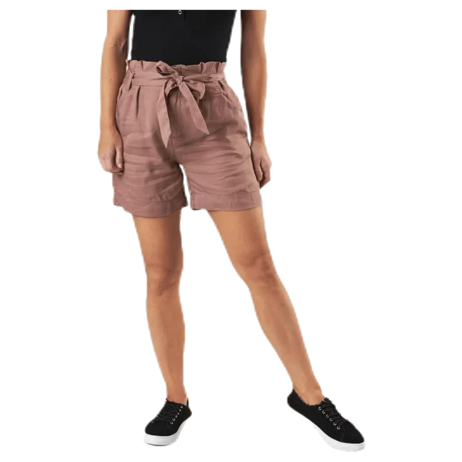Kira Belt Shorts Brown