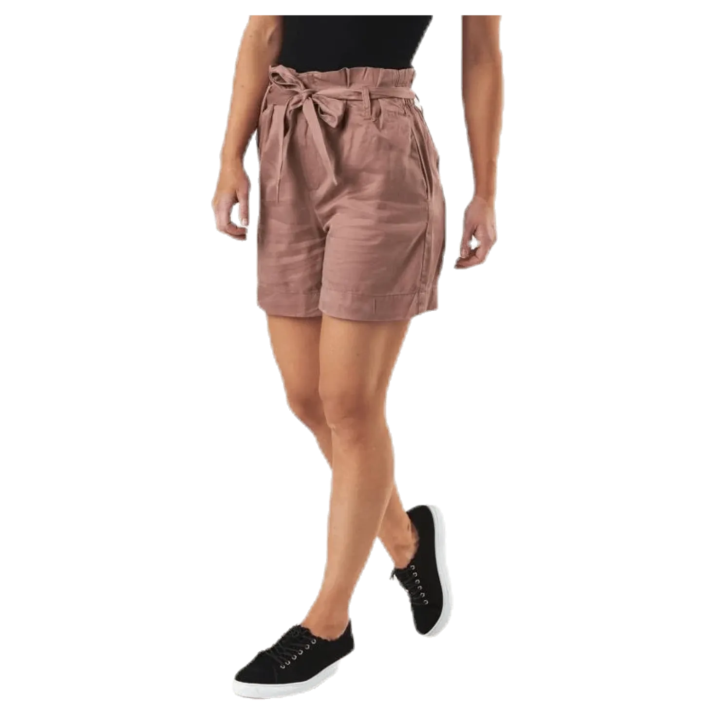 Kira Belt Shorts Brown