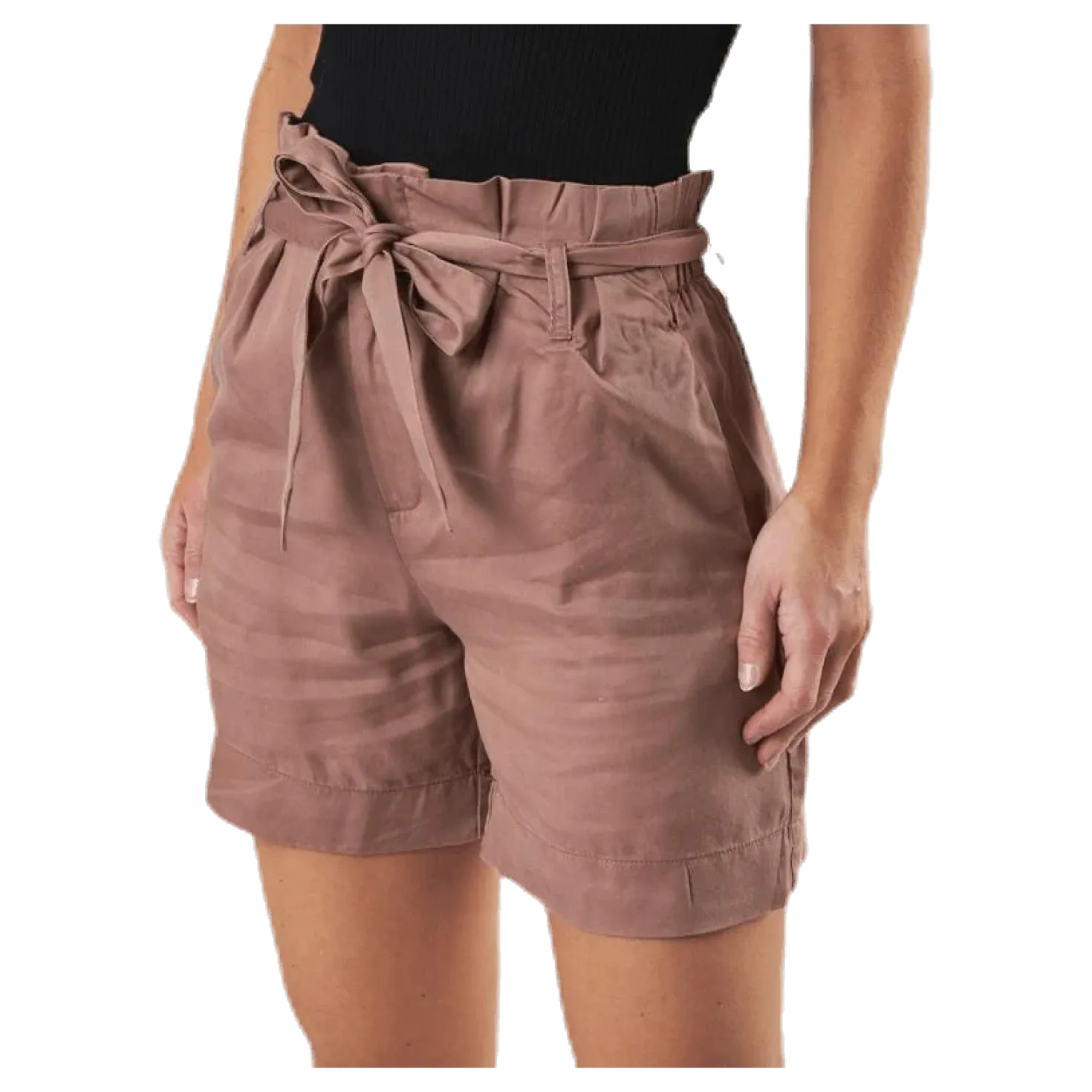 Kira Belt Shorts Brown