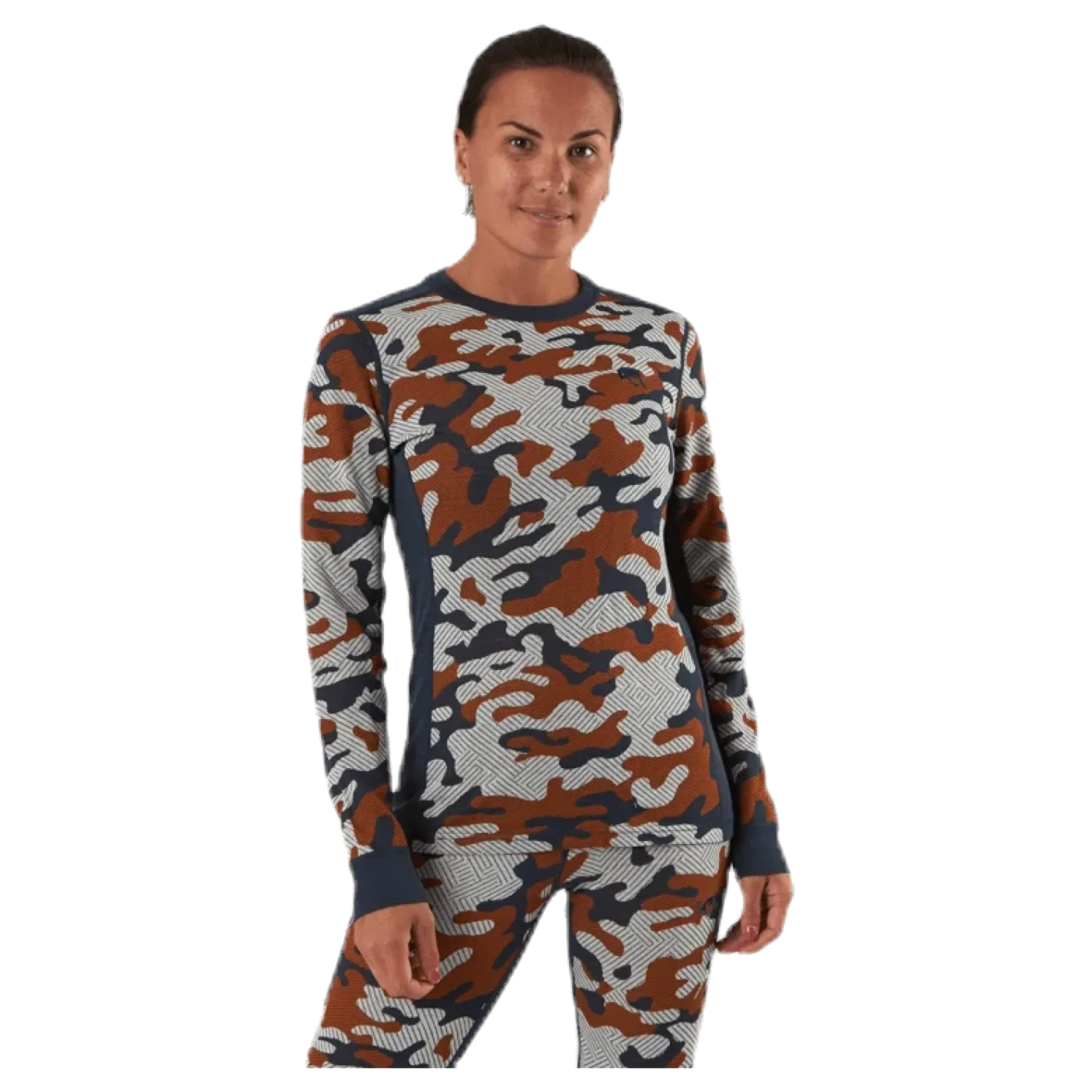 Kongle Long Sleeve Shirt Patterned/Brown