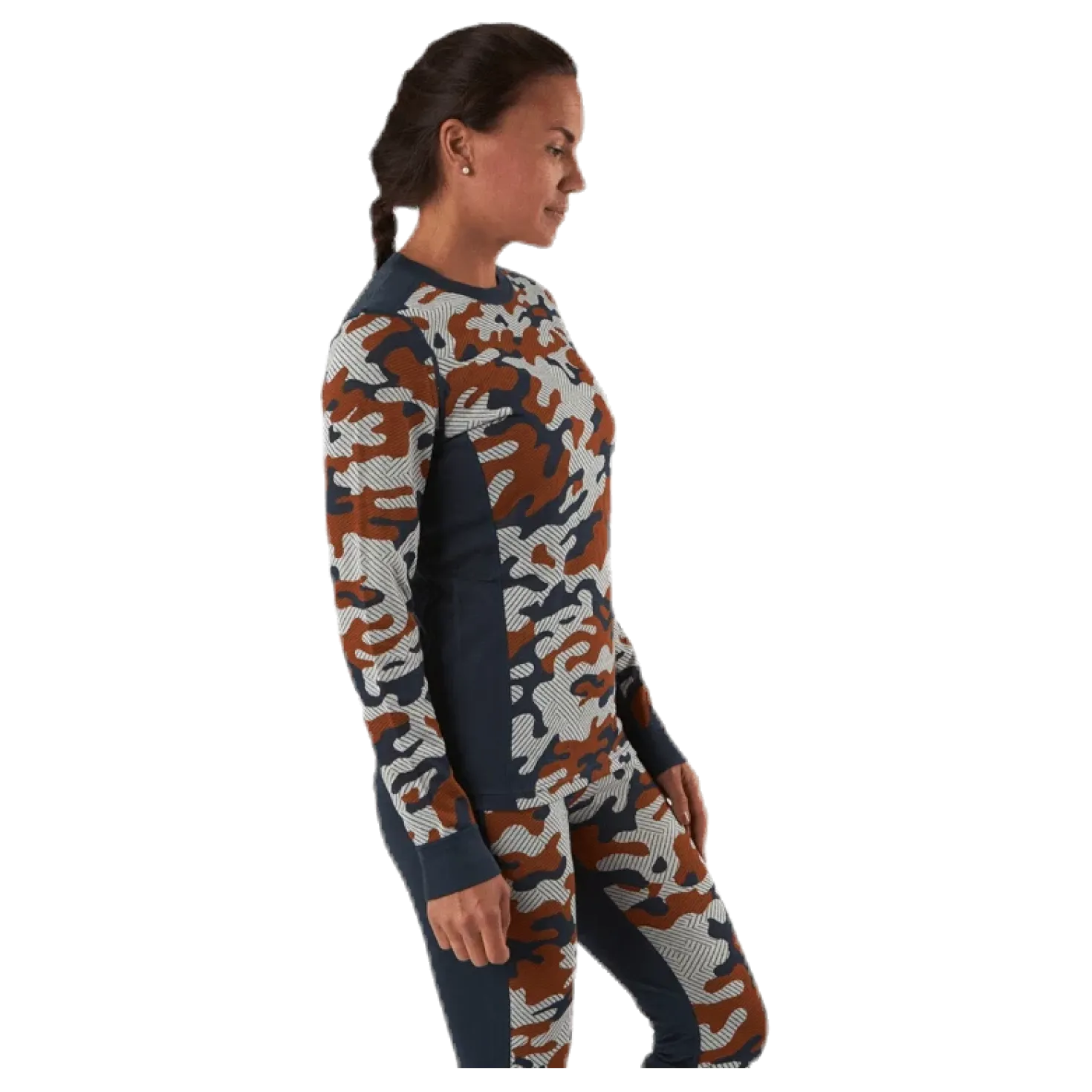 Kongle Long Sleeve Shirt Patterned/Brown