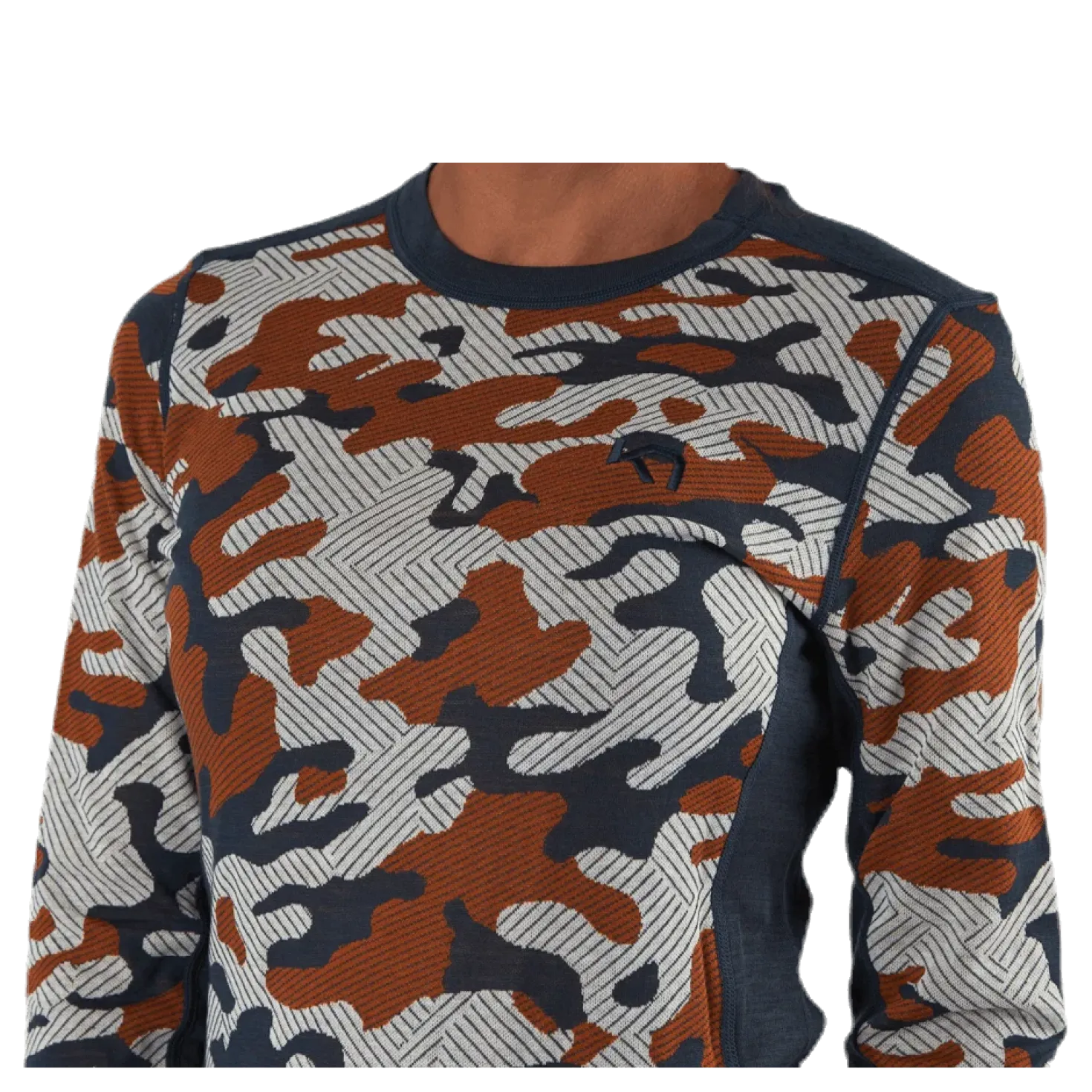 Kongle Long Sleeve Shirt Patterned/Brown