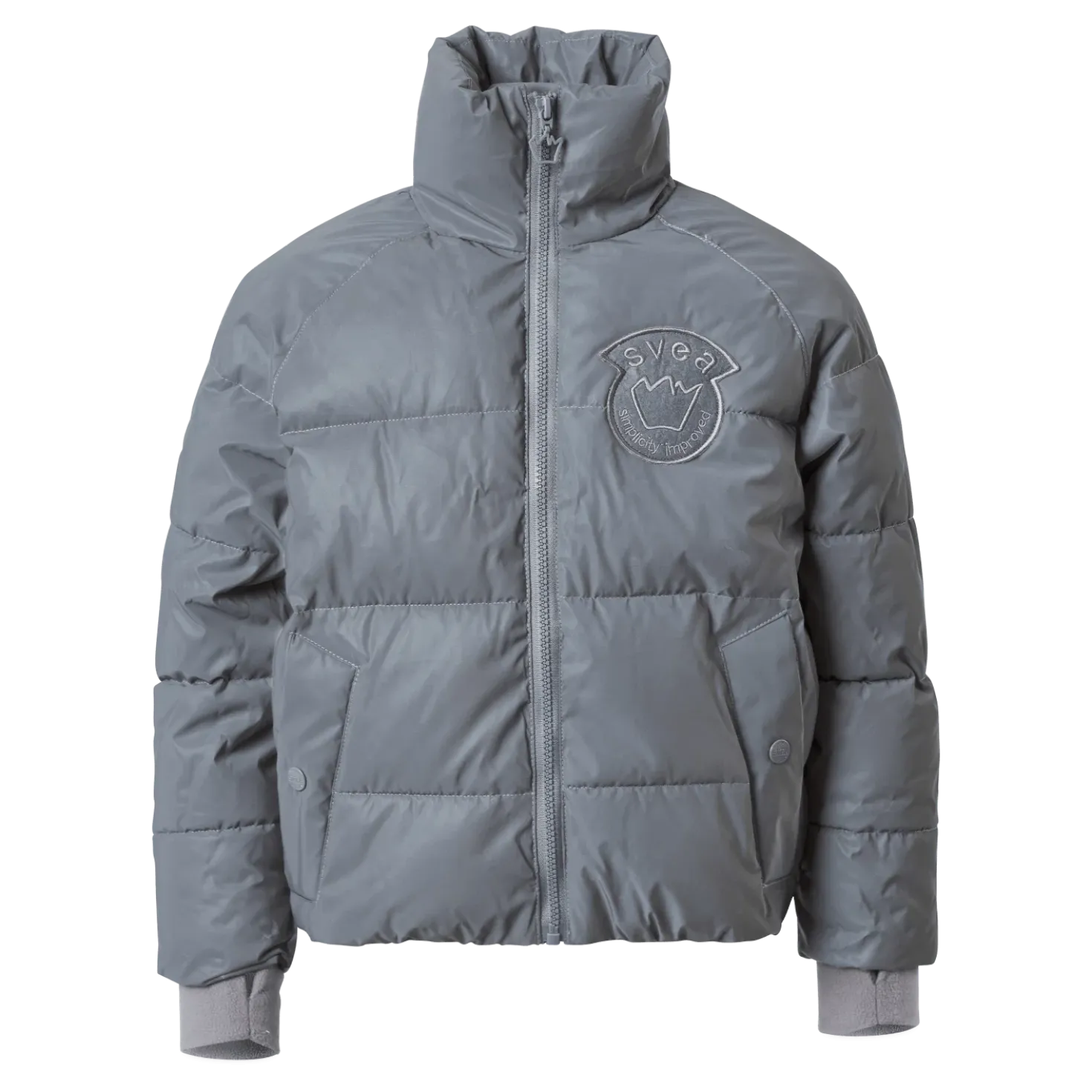 K. Reflective Volume Puffer Ja Silver