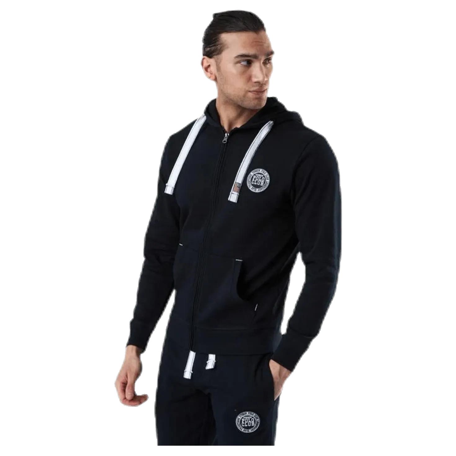 Krew Sweatshirt Full Zip Black