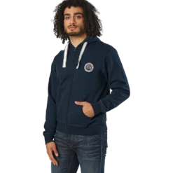 Krew Sweatshirt Full Zip Blue