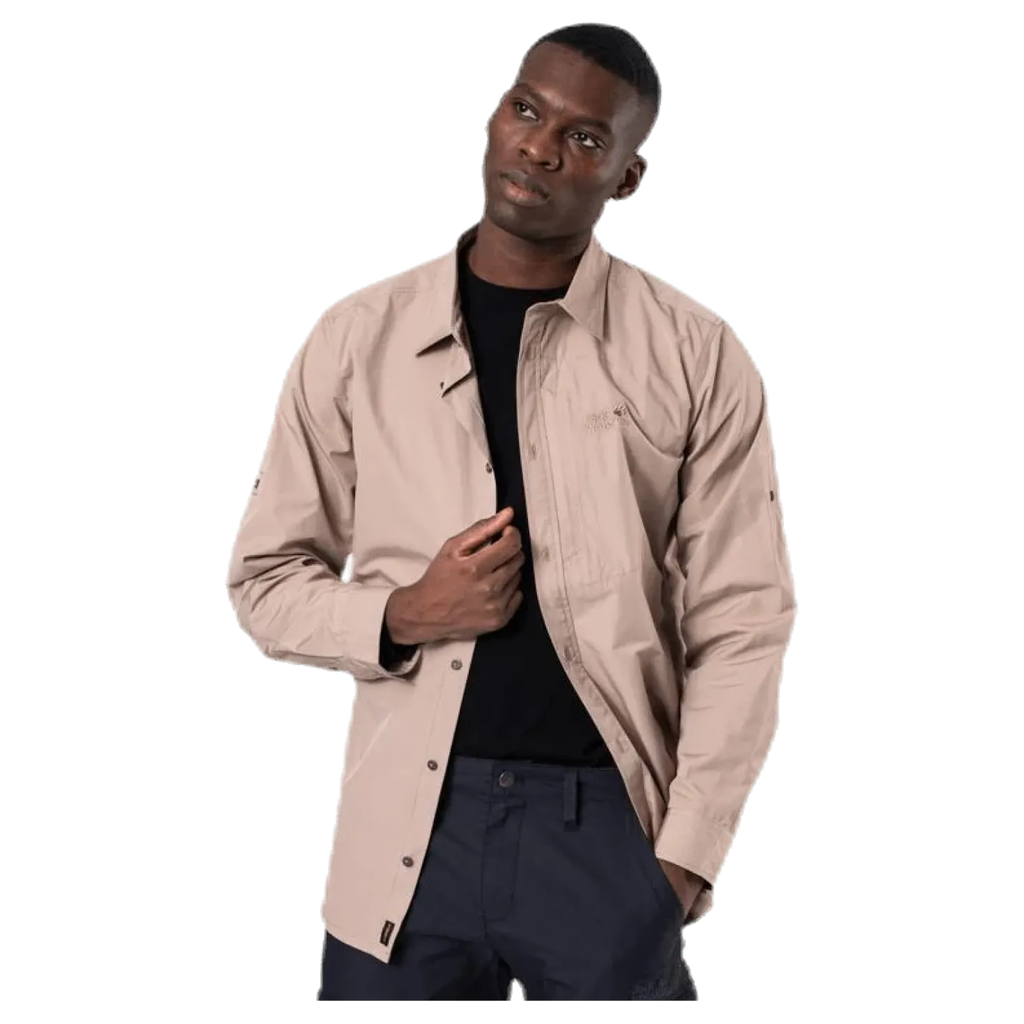 Lakeside Roll-Up Shirt Beige