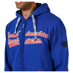 La Rochelle Zip Hood Blue
