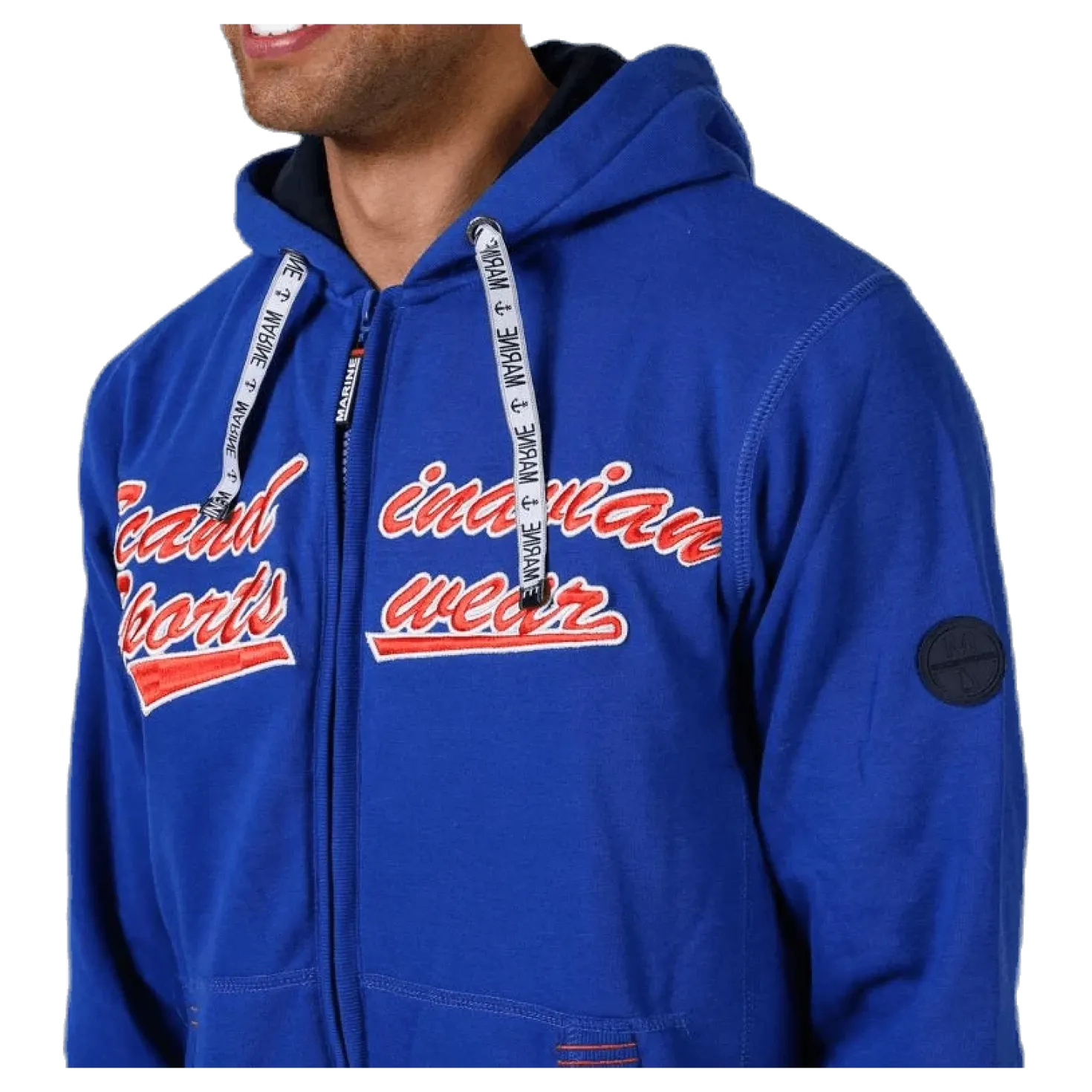La Rochelle Zip Hood Blue