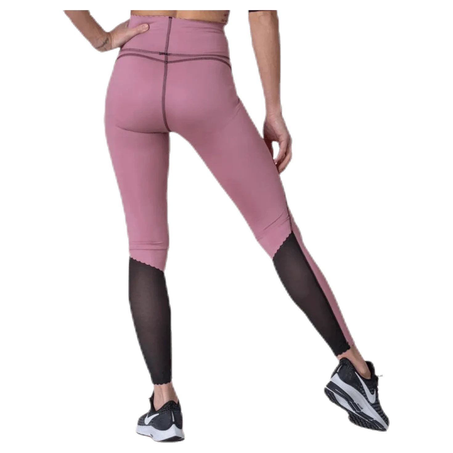 Laser Cut Tights Pink