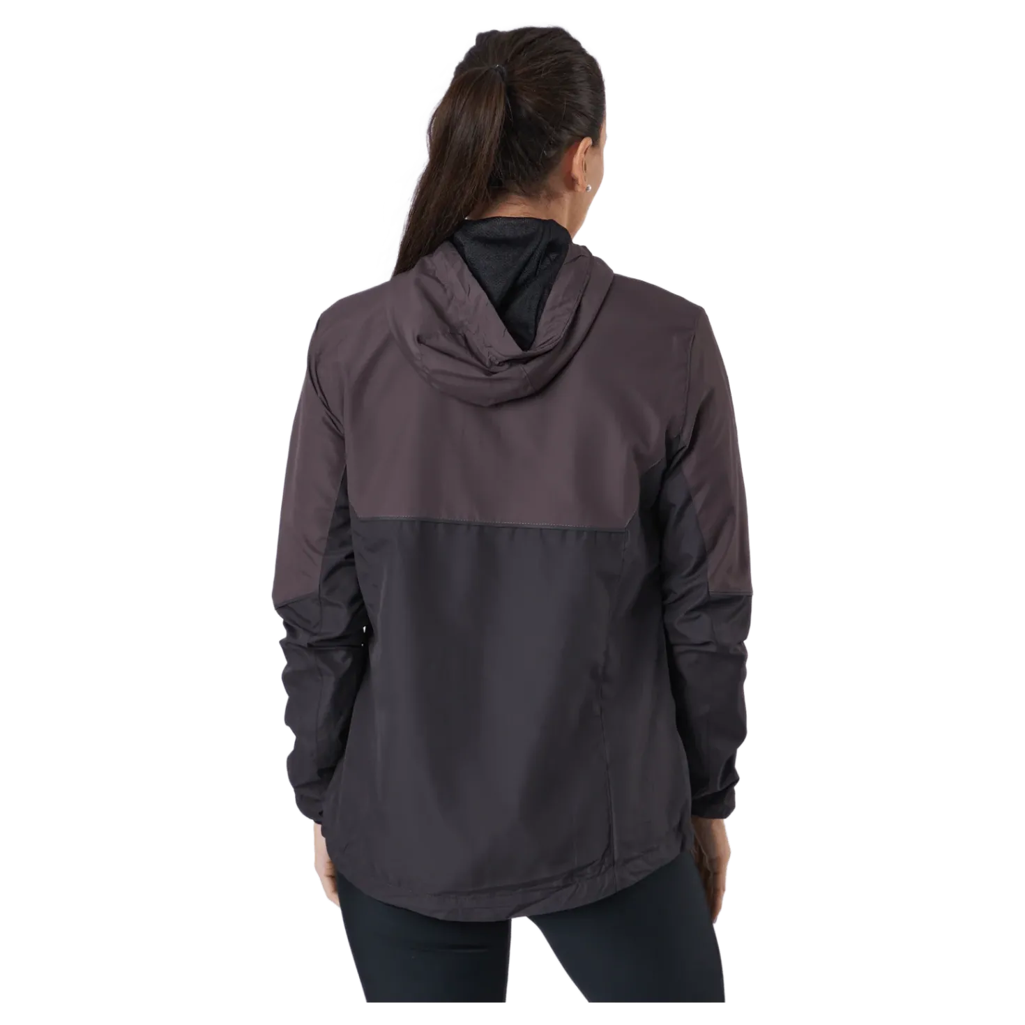 Lassie W Running Jacket With H Black Bean