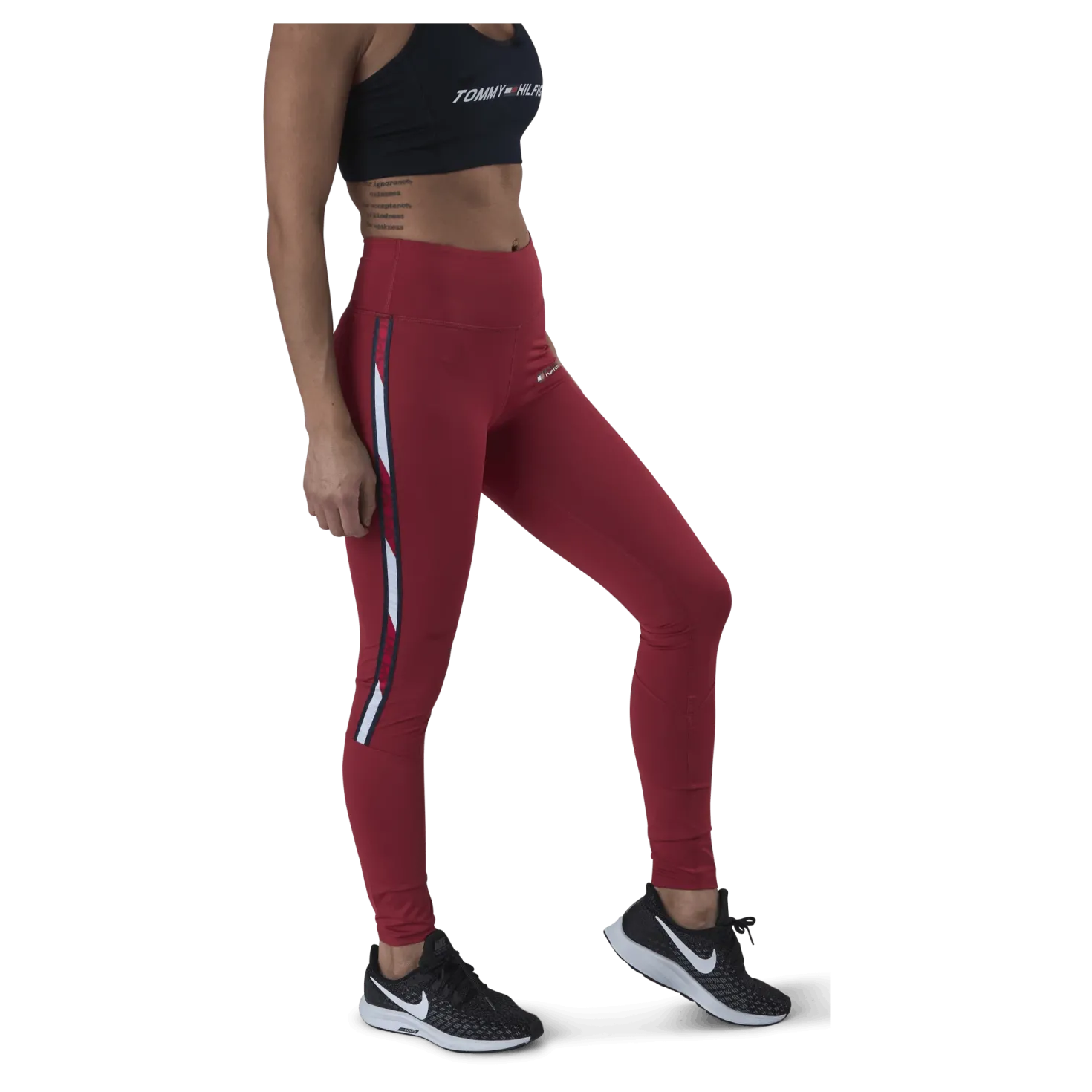 Legging Full Length With Tape Pink