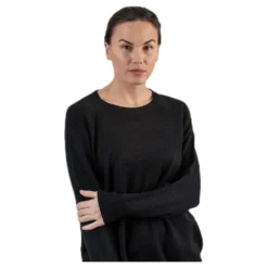 Lesly Kings L/S Pullover Knt Black