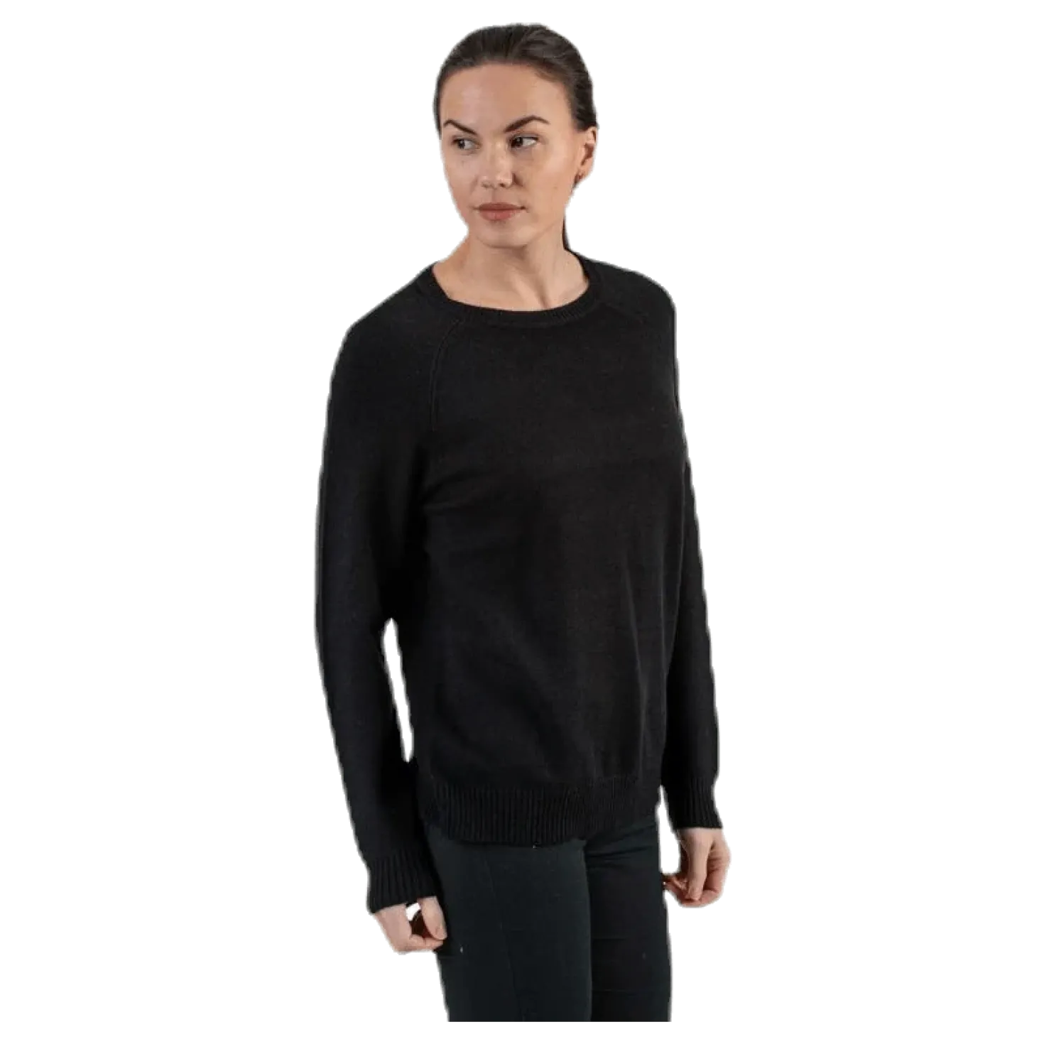Lesly Kings L/S Pullover Knt Black
