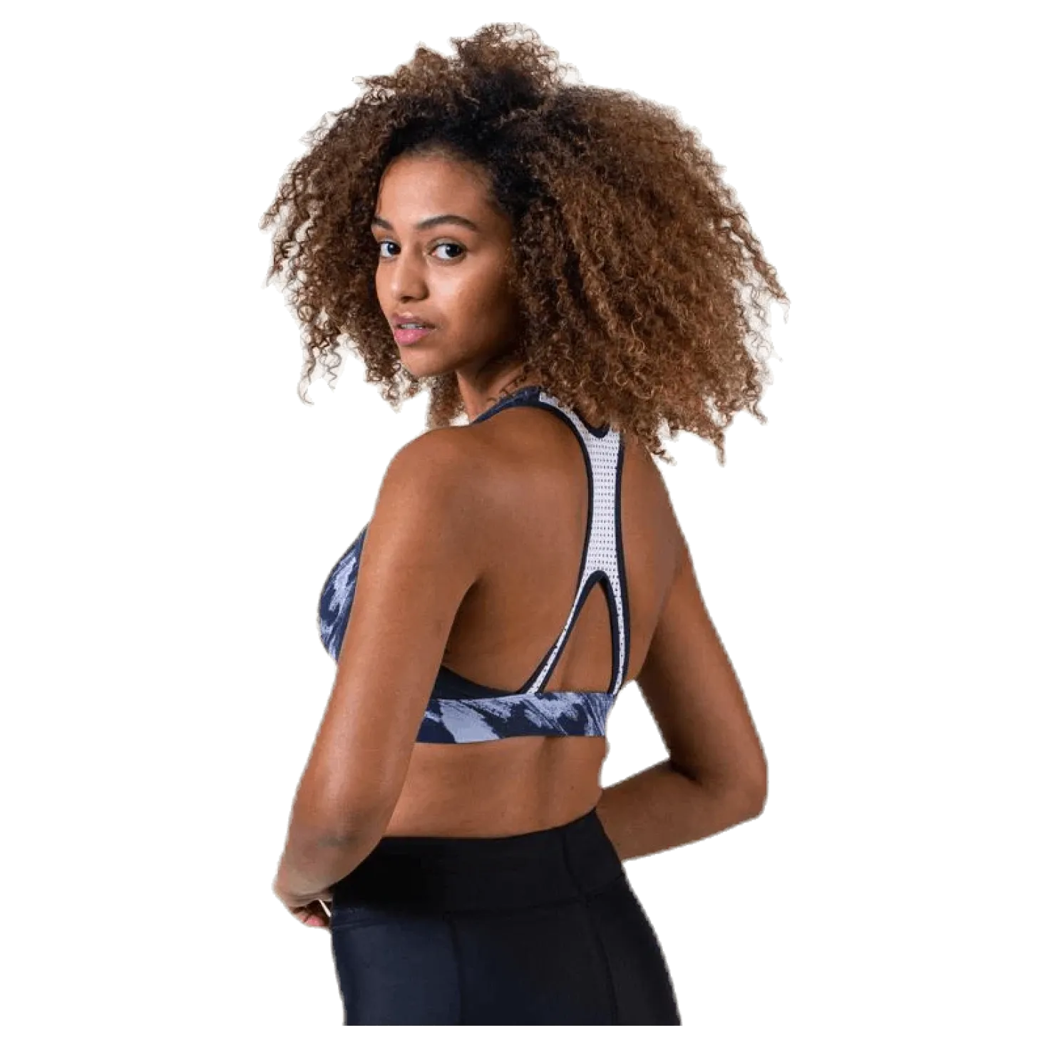 Les Mills Hero Racer Bra Blue/White
